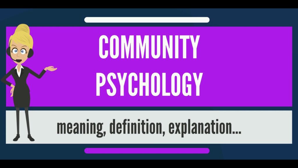 community psychology 1